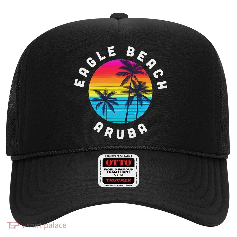Eagle Beach Aruba Vacation Souvenir Sunset Beach Hat