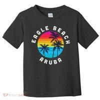 Eagle Beach Aruba Vacation Souvenir Sunset Beach Toddler T-Shirt thumb 0