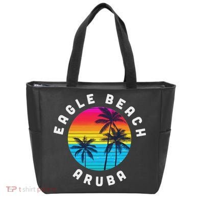 Eagle Beach Aruba Vacation Souvenir Sunset Beach Tote Bag