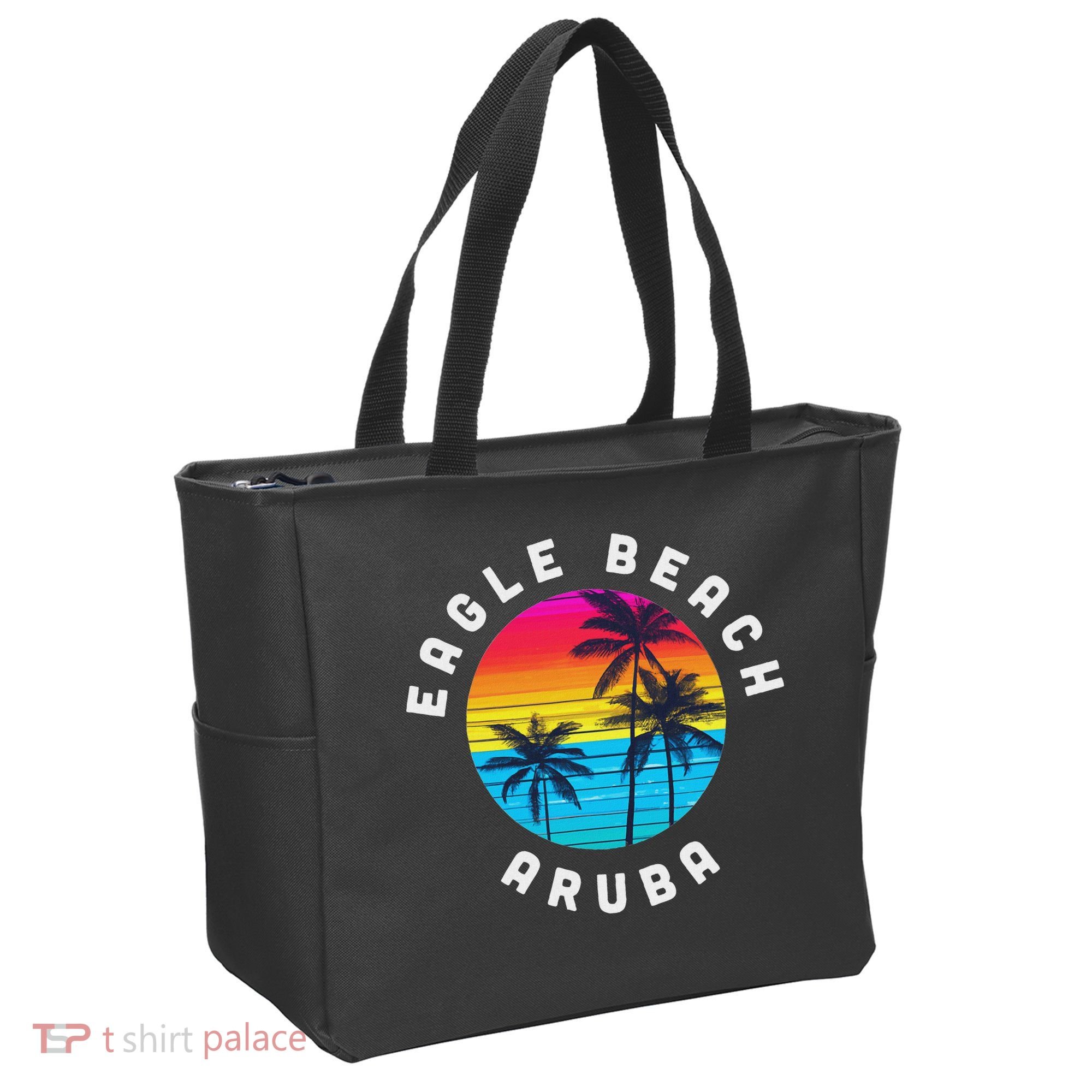 Eagle Beach Aruba Vacation Souvenir Sunset Beach Tote Bag