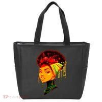 Elegant Black African American Woman With Afro Head Wrap Tote Bag thumb 0