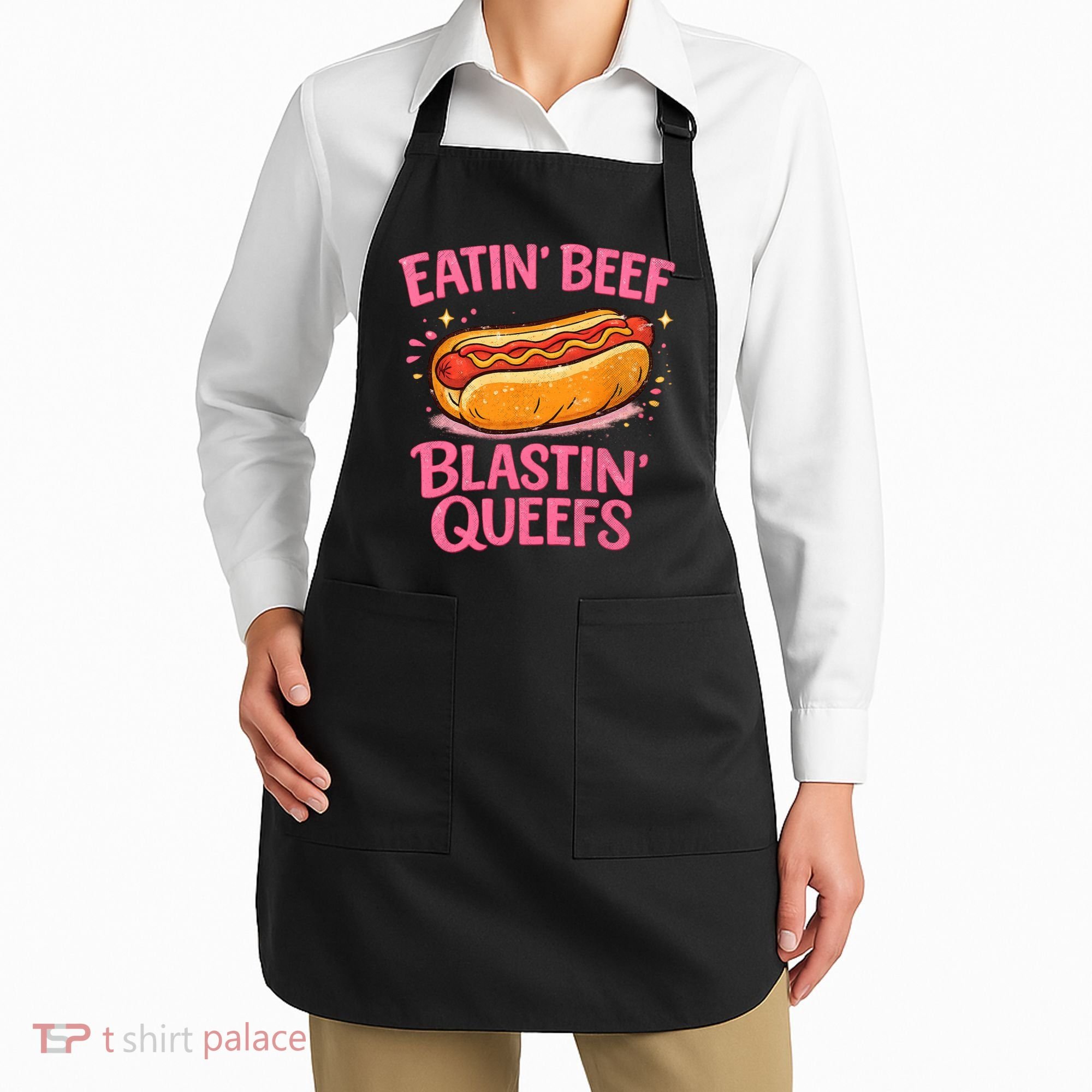 Eatin' Beef Blastin' Queefs Apron