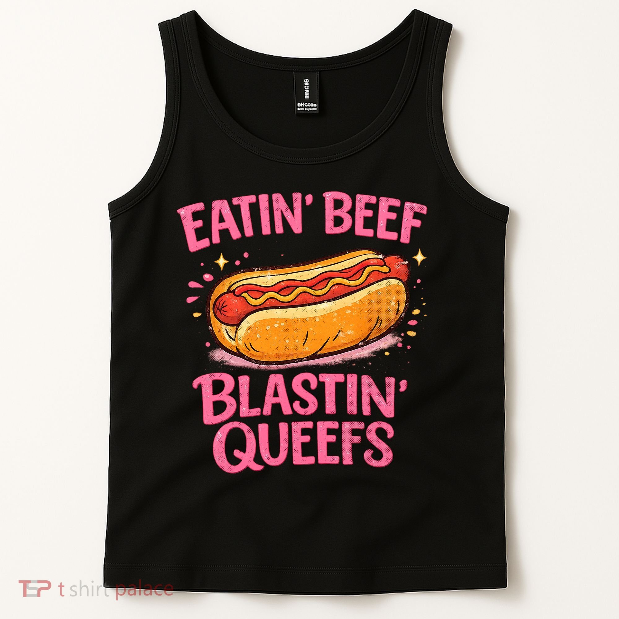 Eatin' Beef Blastin' Queefs Tank Top