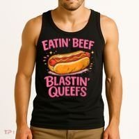 Eatin' Beef Blastin' Queefs Tank Top thumb 3