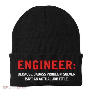 Engineer Because Badass Problem Solver Isn’t An Actual Job Beanie