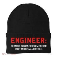 Engineer Because Badass Problem Solver Isn’t An Actual Job Beanie thumb 0