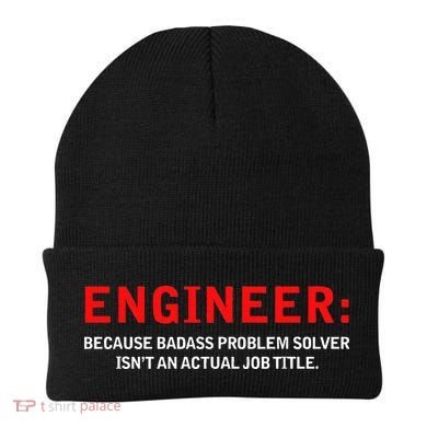 Engineer Because Badass Problem Solver Isn’t An Actual Job Beanie