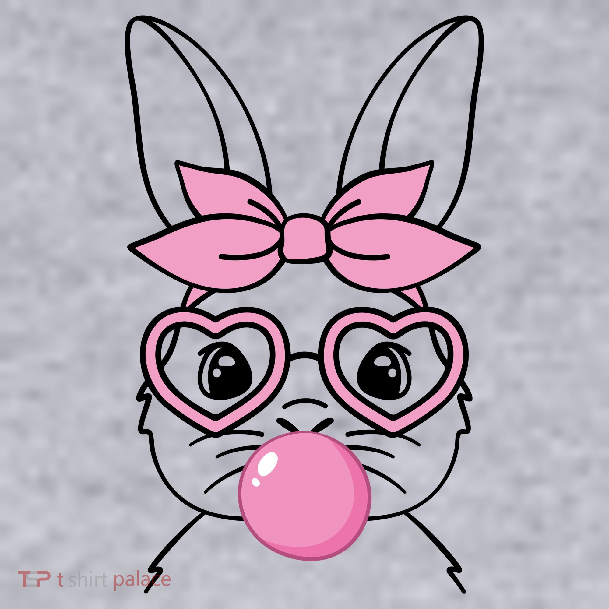 Easter Bunny Bubble Gum Cute Women's Sweatshirt