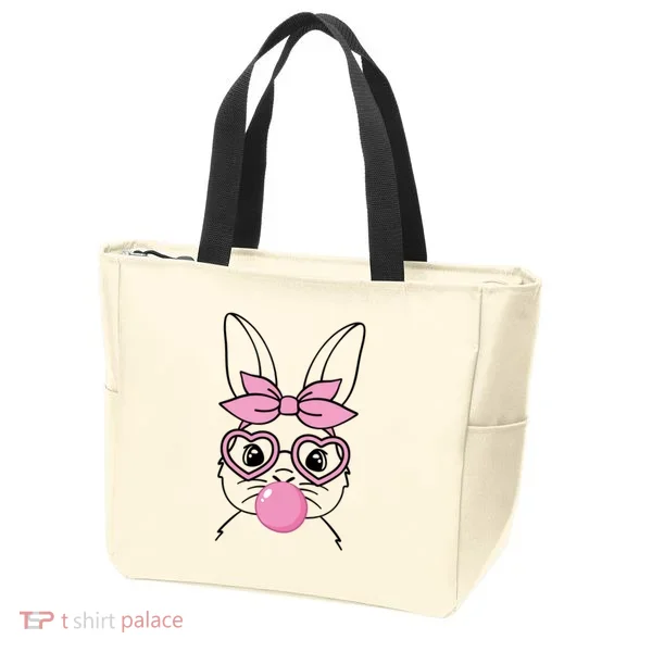 Easter Bunny Bubble Gum Cute Tote Bag