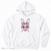 Easter Bunny Bubble Gum Cute Hoodie thumb 0