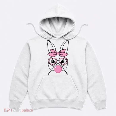 Easter Bunny Bubble Gum Cute Hoodie