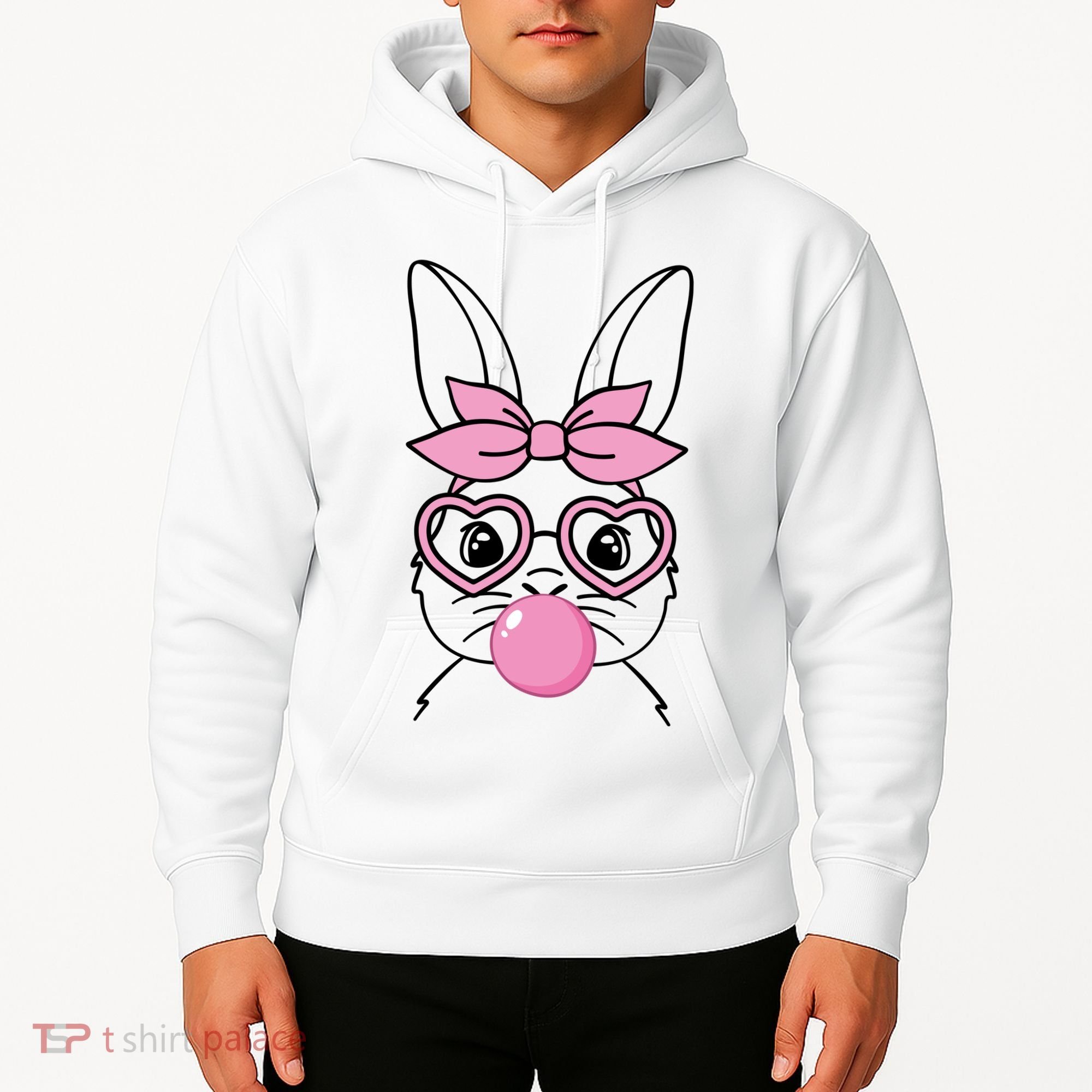 Easter Bunny Bubble Gum Cute Hoodie