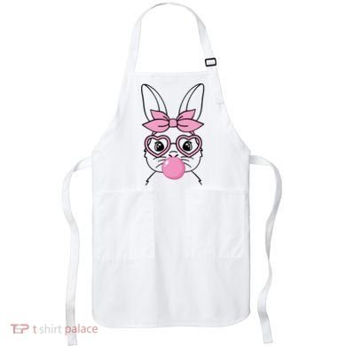Easter Bunny Bubble Gum Cute Apron