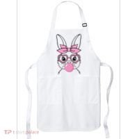 Easter Bunny Bubble Gum Cute Apron thumb 0