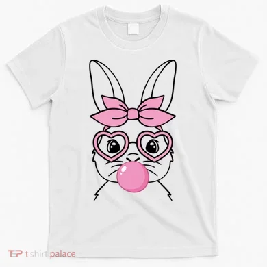 Easter Bunny Bubble Gum Cute T-Shirt
