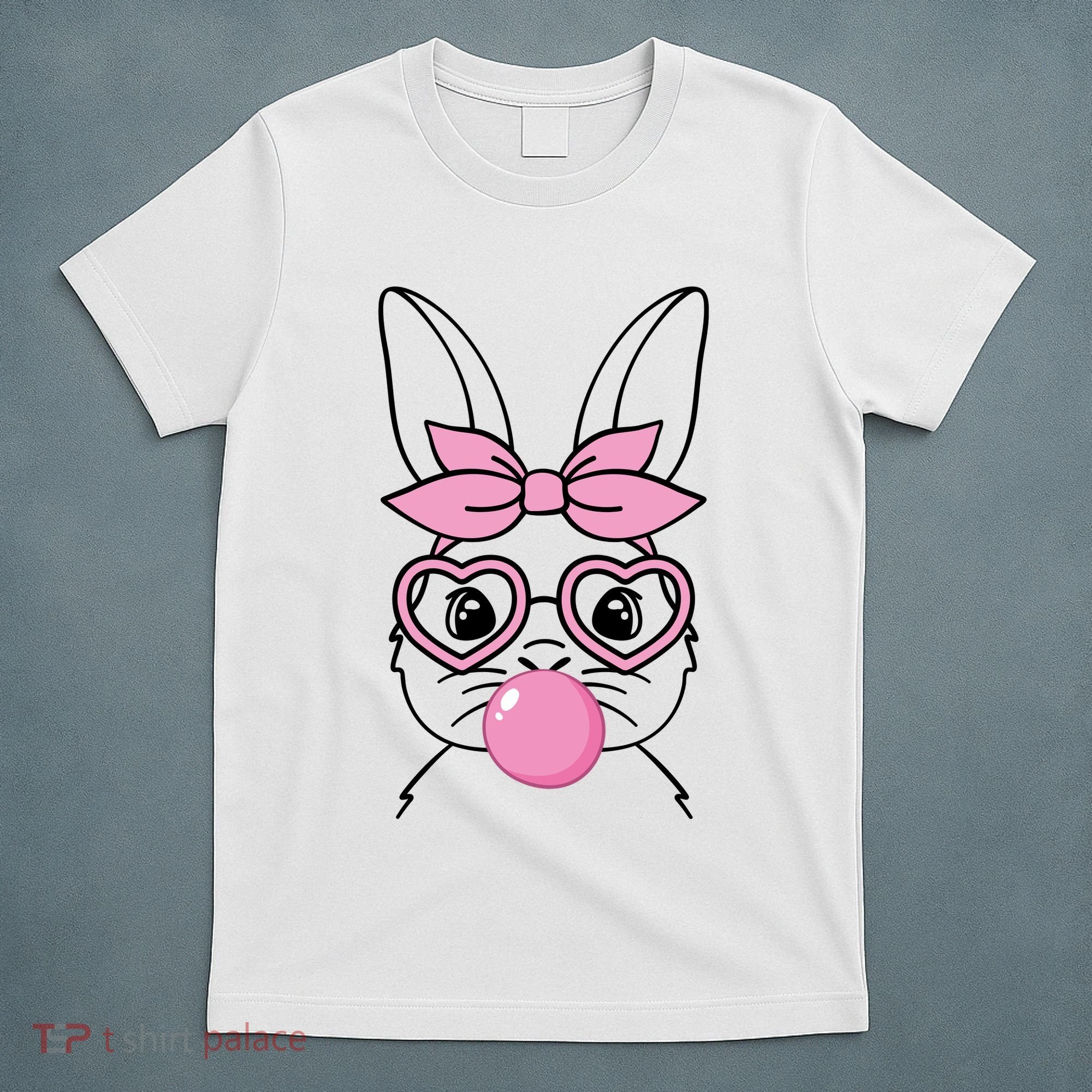 Easter Bunny Bubble Gum Cute T-Shirt
