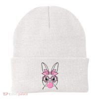 Easter Bunny Bubble Gum Cute Beanie thumb 0