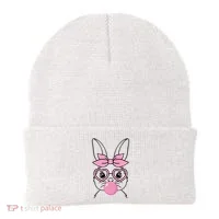 Easter Bunny Bubble Gum Cute Beanie thumb 0