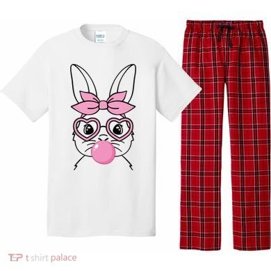 Easter Bunny Bubble Gum Cute Pajama Set
