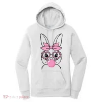 Easter Bunny Bubble Gum Cute Women's Hoodie thumb 0