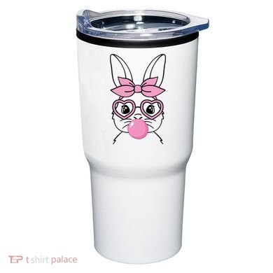 Easter Bunny Bubble Gum Cute Tumbler