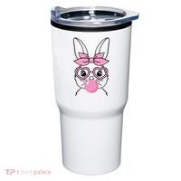 Easter Bunny Bubble Gum Cute Tumbler thumb 0