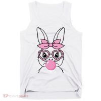 Easter Bunny Bubble Gum Cute Tank Top thumb 0