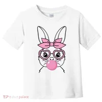 Easter Bunny Bubble Gum Cute Toddler T-Shirt thumb 0