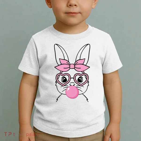 Easter Bunny Bubble Gum Cute Toddler T-Shirt