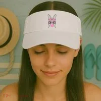 Easter Bunny Bubble Gum Cute Visor thumb 2