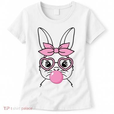 Easter Bunny Bubble Gum Cute Women's T-Shirt