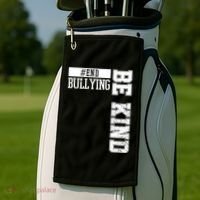 End Bullying Be Kind Awareness Golf Towel thumb 2