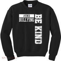 End Bullying Be Kind Awareness Kids Sweatshirt thumb 0