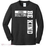 End Bullying Be Kind Awareness Kids Long Sleeve Shirt thumb 0