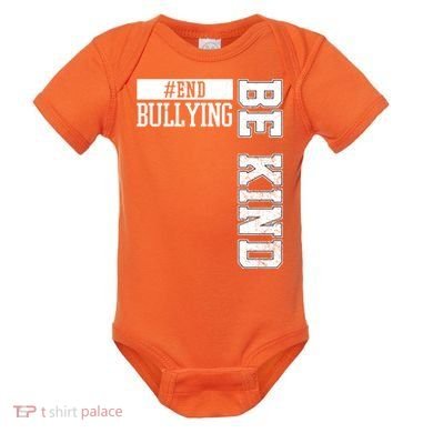 End Bullying Be Kind Awareness Baby Bodysuit