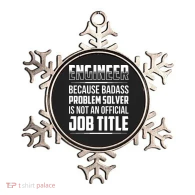Engineer Because Badass Problem Solver Is Not An Job Title Ornament