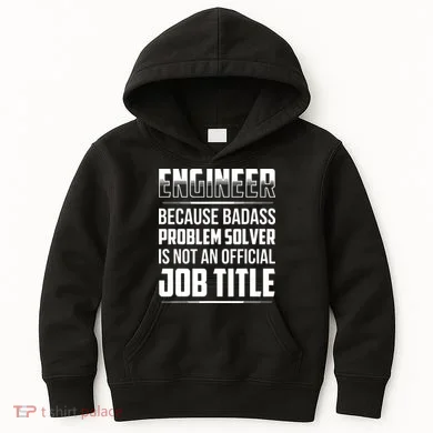 Engineer Because Badass Problem Solver Is Not An Job Title Kids Hoodie