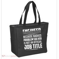 Engineer Because Badass Problem Solver Is Not An Job Title Tote Bag thumb 2