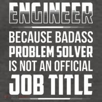 Engineer Because Badass Problem Solver Is Not An Job Title Women's Tank Top thumb 5
