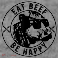 Eat Beef Be Happy Funny Gift Toddler Hoodie thumb 2