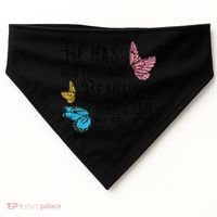 Everything Beautiful Bible Verse God Jesus Christian Gift USA-Made Doggie Bandana thumb 0