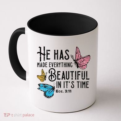 Everything Beautiful Bible Verse God Jesus Christian Gift Coffee Mug
