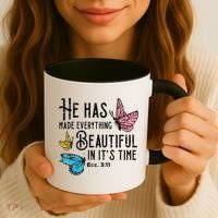 Everything Beautiful Bible Verse God Jesus Christian Gift Coffee Mug thumb 3