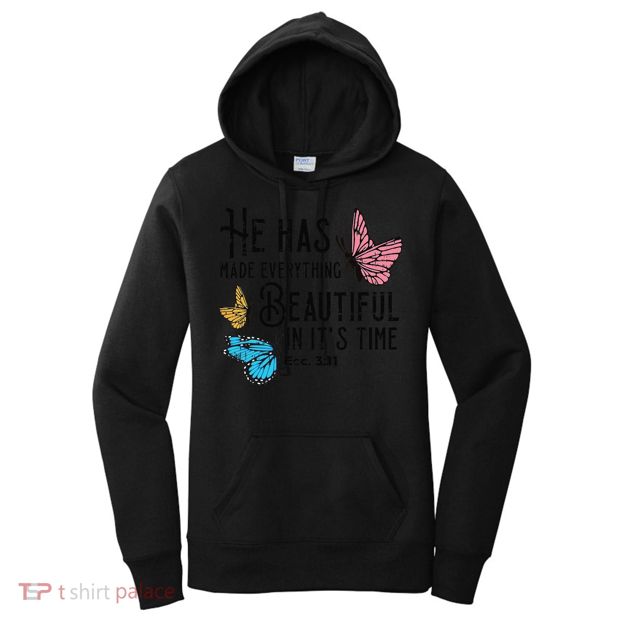 Everything Beautiful Bible Verse God Jesus Christian Gift Women's Hoodie