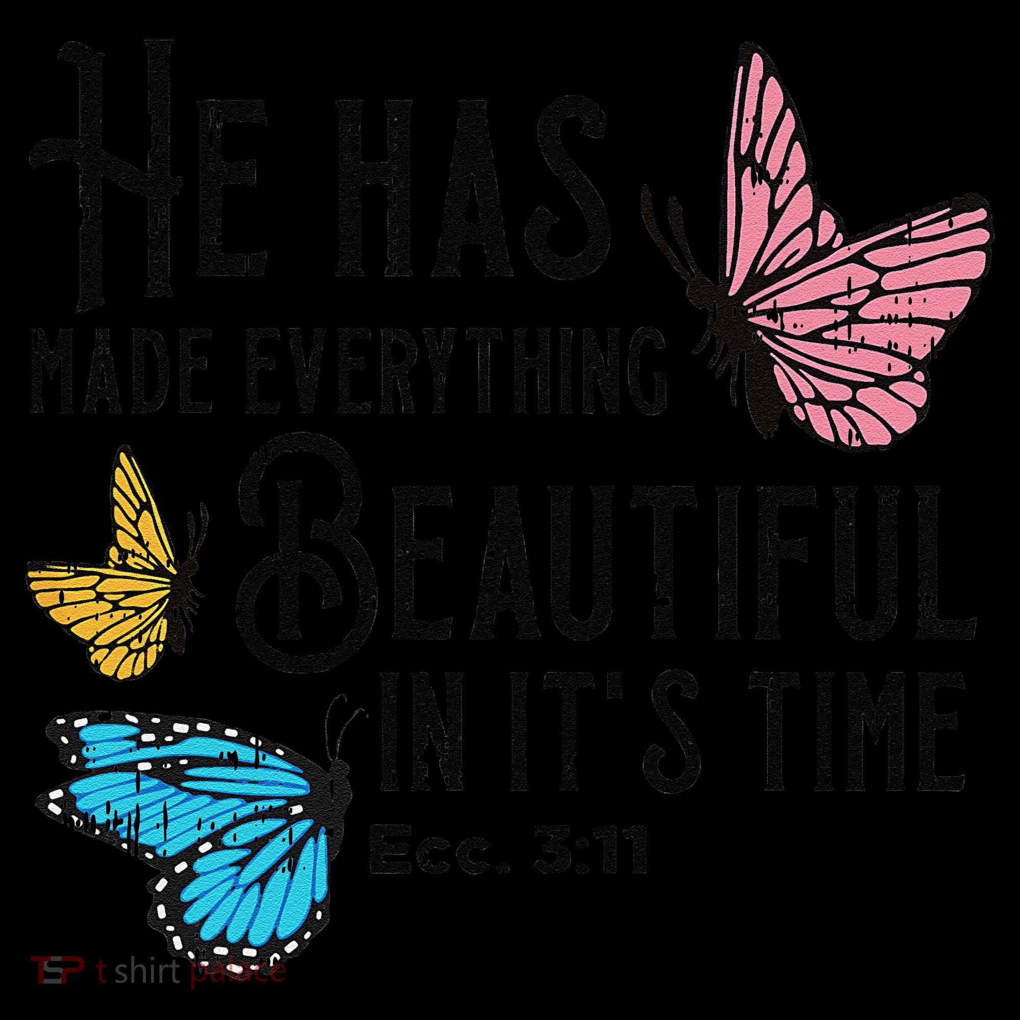 Everything Beautiful Bible Verse God Jesus Christian Gift Women's Hoodie