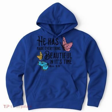 Everything Beautiful Bible Verse God Jesus Christian Gift Hoodie
