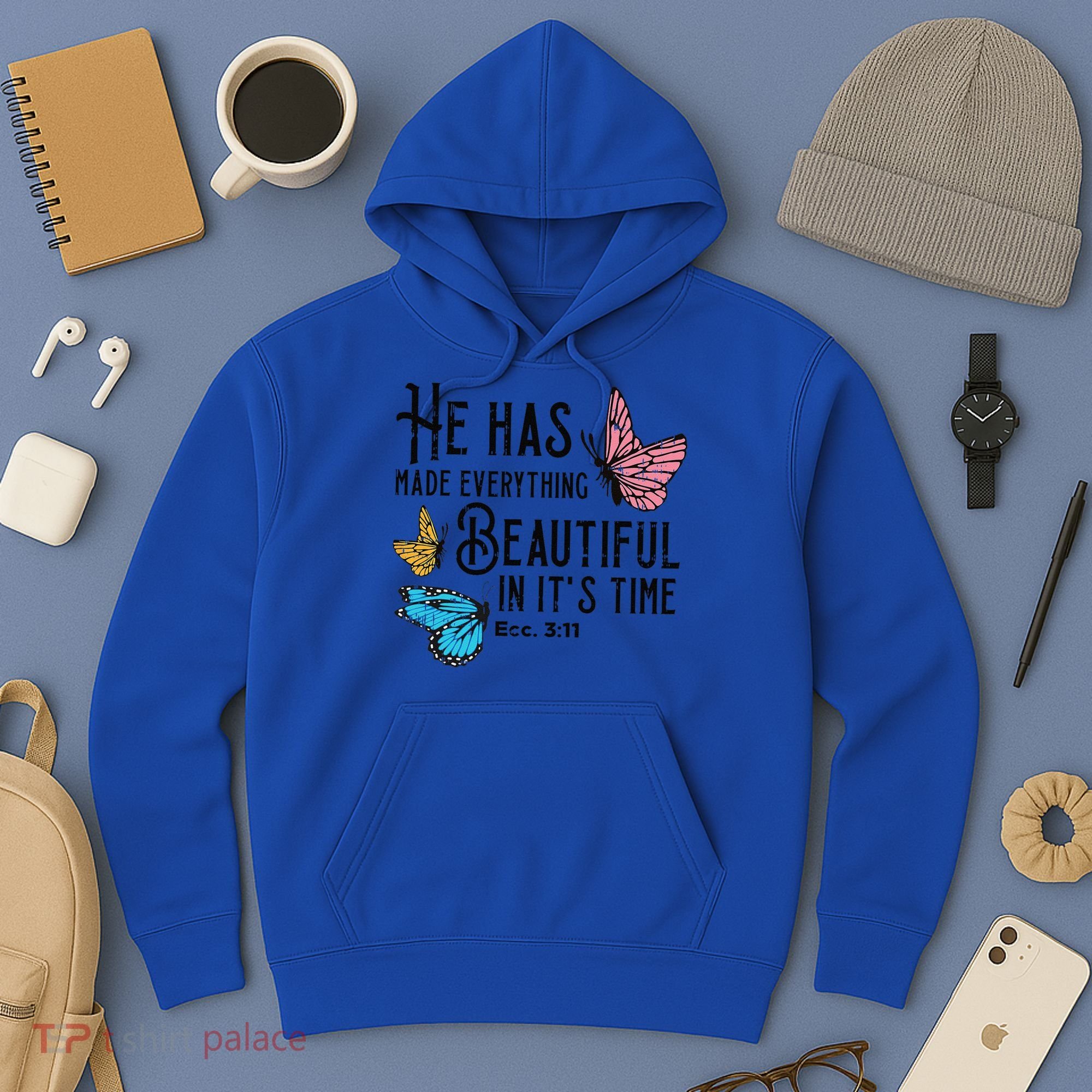 Everything Beautiful Bible Verse God Jesus Christian Gift Hoodie