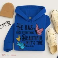 Everything Beautiful Bible Verse God Jesus Christian Gift Hoodie thumb 4