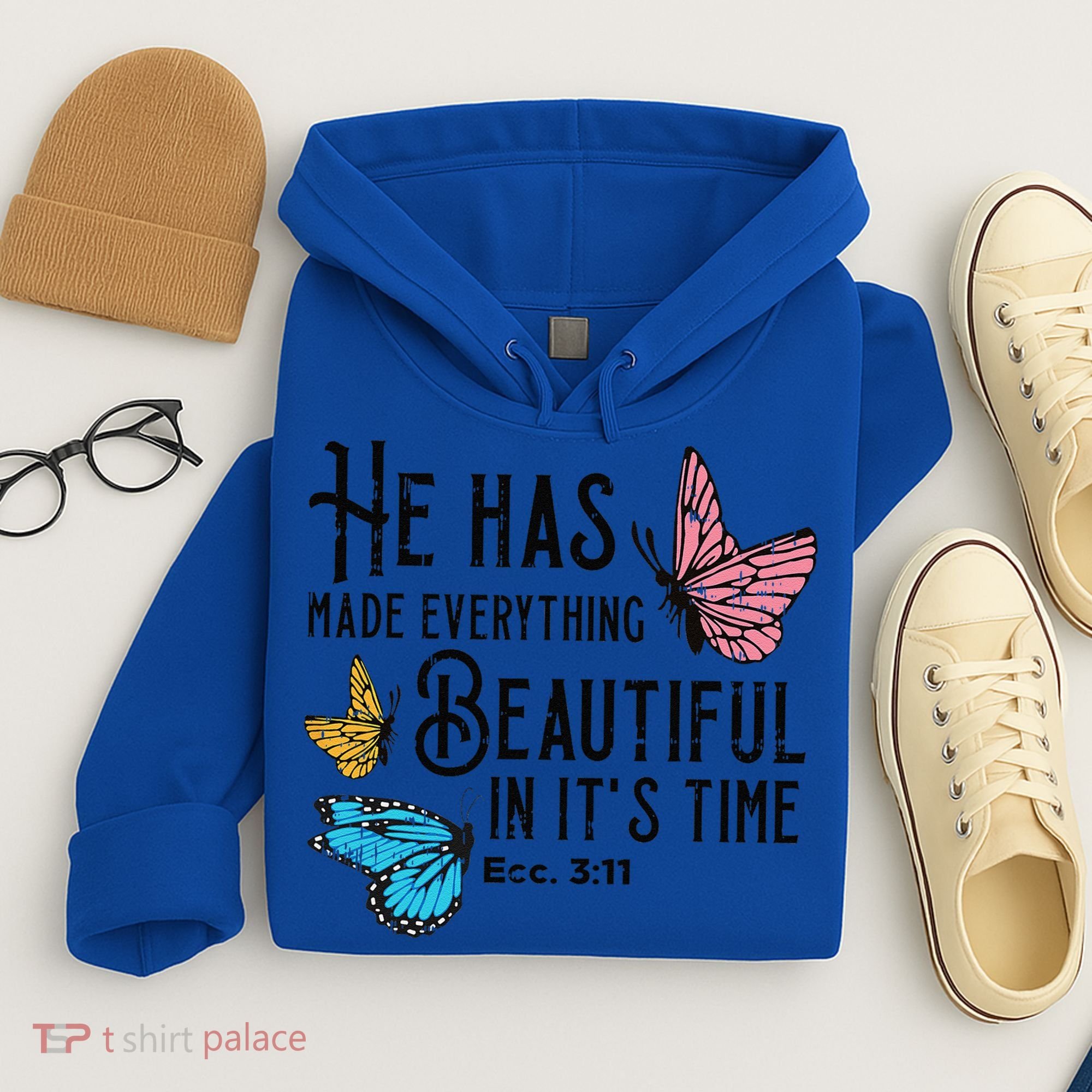 Everything Beautiful Bible Verse God Jesus Christian Gift Hoodie