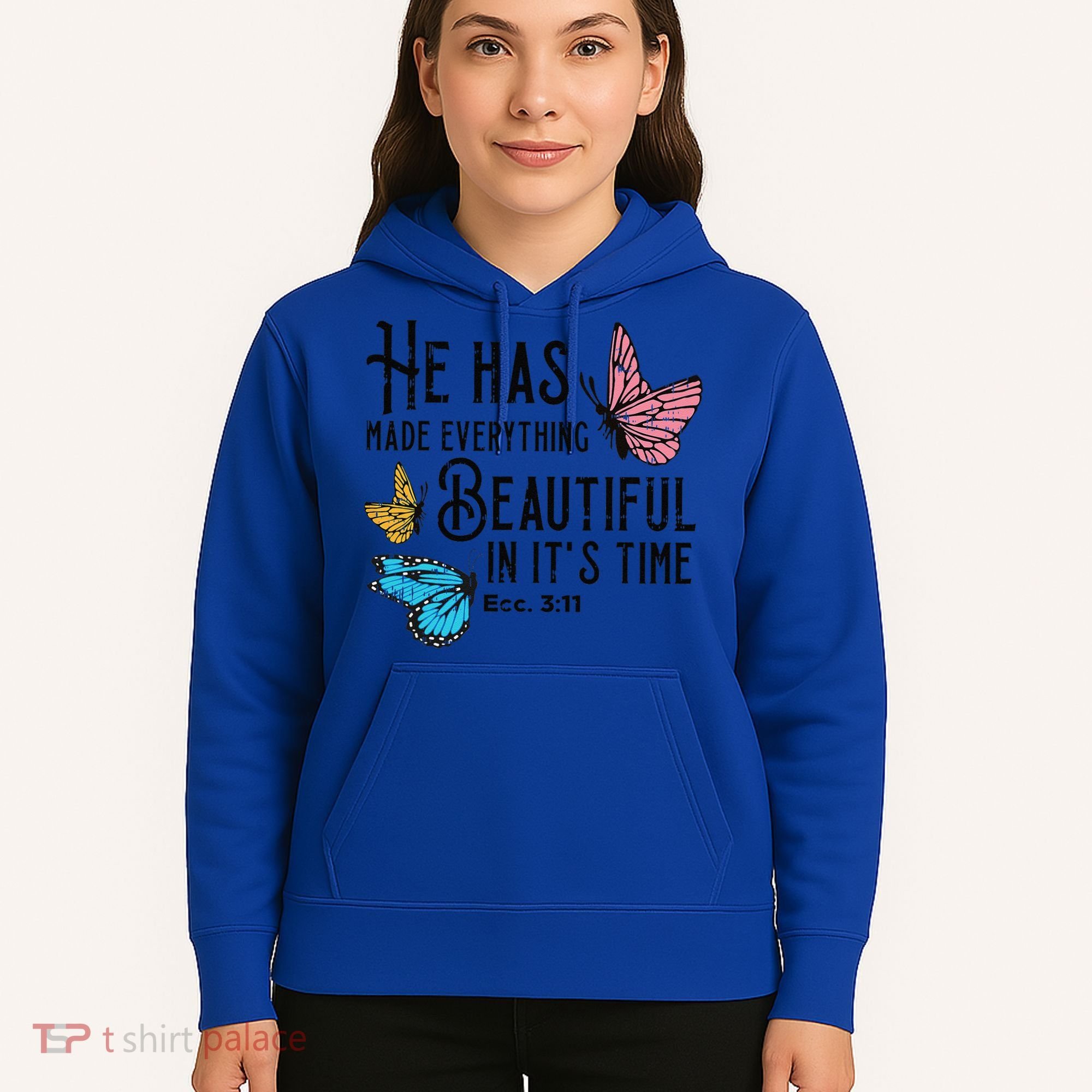 Everything Beautiful Bible Verse God Jesus Christian Gift Hoodie